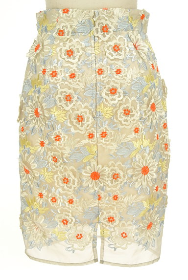 Lily Brown（リリーブラウン）の古着「マルチカラーフラワー刺繍スカート（スカート）」大画像２へ