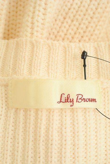 Lily Brown（リリーブラウン）の古着「レースフリルニットトップス（ニット）」大画像６へ