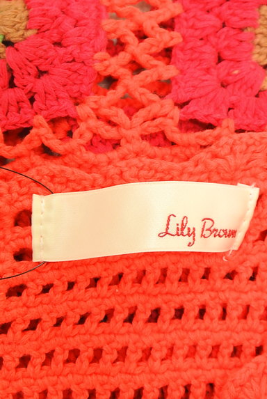 Lily Brown（リリーブラウン）の古着「レトロクロシェ編みショートニット（ニット）」大画像６へ