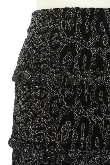 ITALIYA（伊太利屋）の古着「レオパード刺繍ティアードスカート（スカート）」大画像４へ