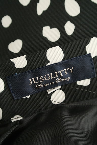 JUSGLITTY（ジャスグリッティー）の古着「ダルメシアン柄ミモレ丈フレアスカート（ロングスカート・マキシスカート）」大画像６へ