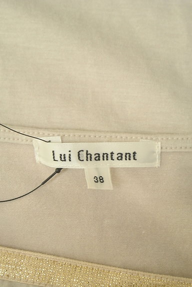 LUI CHANTANT（ルイシャンタン）の古着「ラメゴールドラインカットソー（カットソー・プルオーバー）」大画像６へ