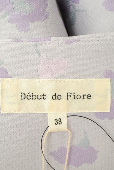 Debut de Fiore by LAISSE PASSE（デビュー・ド・フィオレ）の古着「ベルト付き花柄膝下丈ワンピース（ワンピース・チュニック）」大画像６へ