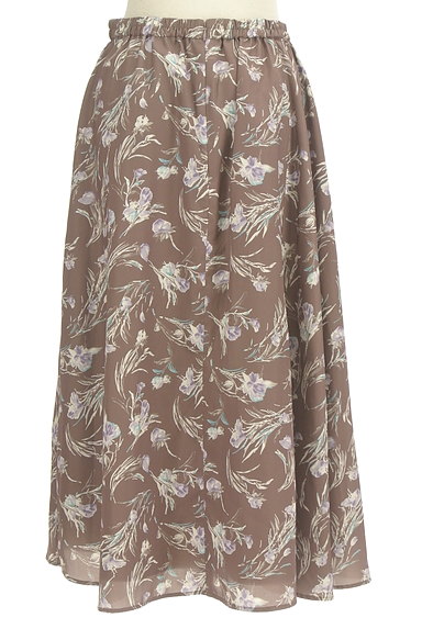 PROPORTION BODY DRESSING（プロポーションボディ ドレッシング）の古着「花柄サイドタックロングスカート（スカート）」大画像２へ