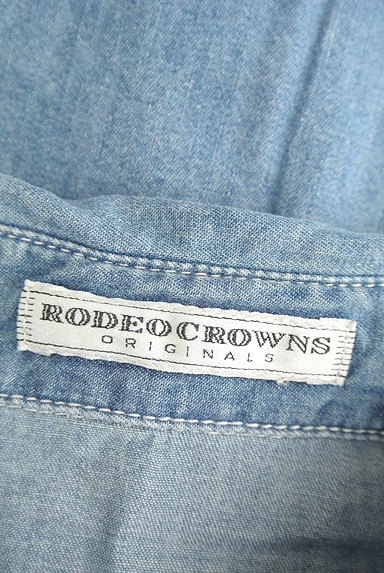 RODEO CROWNS（ロデオクラウン）の古着「バックポップ刺繍デニムシャツ（カジュアルシャツ）」大画像６へ