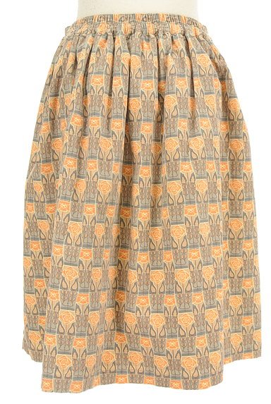 SM2（サマンサモスモス）の古着「花柄コーデュロイスカート（スカート）」大画像２へ