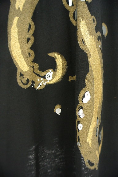 TSUMORI CHISATO（ツモリチサト）の古着「ラメリボンプリントワンピース（ワンピース・チュニック）」大画像５へ
