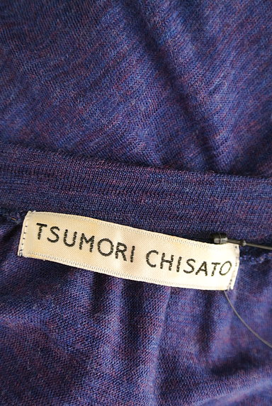 TSUMORI CHISATO（ツモリチサト）の古着「バイカラーリボンギャザーワンピース（ワンピース・チュニック）」大画像６へ