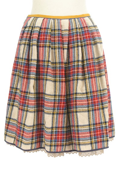 Lois CRAYON（ロイスクレヨン）の古着「チェック柄ウールスカート（スカート）」大画像２へ