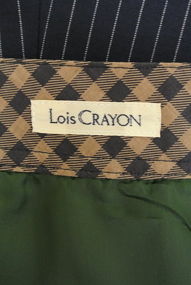 Lois CRAYON（ロイスクレヨン）の古着「花モチーフストライプ柄スカート（スカート）」大画像６へ