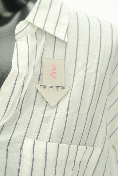 YECCA VECCA（イェッカヴェッカ）の古着「スキッパーカラー七分袖シャツ（カジュアルシャツ）」大画像５へ