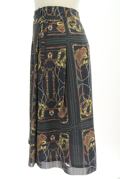 KEITH（キース）の古着「スカーフ柄シフォンタックスカート（スカート）」大画像３へ
