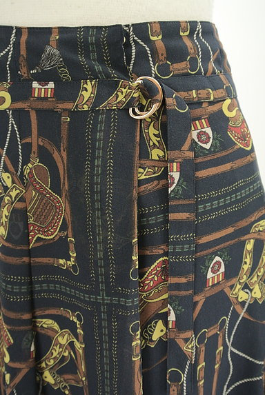 KEITH（キース）の古着「スカーフ柄シフォンタックスカート（スカート）」大画像４へ