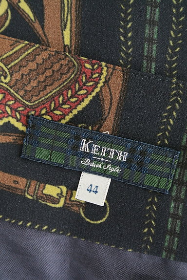 KEITH（キース）の古着「スカーフ柄シフォンタックスカート（スカート）」大画像６へ