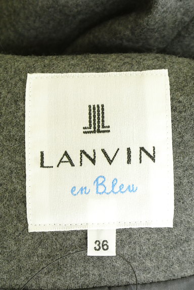 LANVIN en Bleu（ランバンオンブルー）の古着「リボンラインノーカラージャケット（ジャケット）」大画像６へ