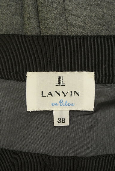 LANVIN en Bleu（ランバンオンブルー）の古着「ウールサーキュラースカート（スカート）」大画像６へ