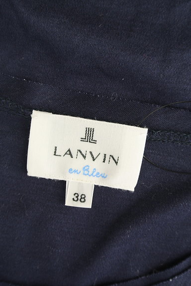 LANVIN en Bleu（ランバンオンブルー）の古着「アクセリボン＆パールＴシャツ（Ｔシャツ）」大画像６へ