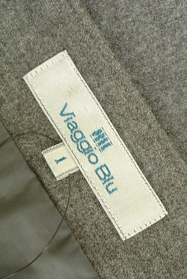 Viaggio Blu（ビアッジョブルー）の古着「ミディ丈裾サテンウールスカート（ミニスカート）」大画像６へ