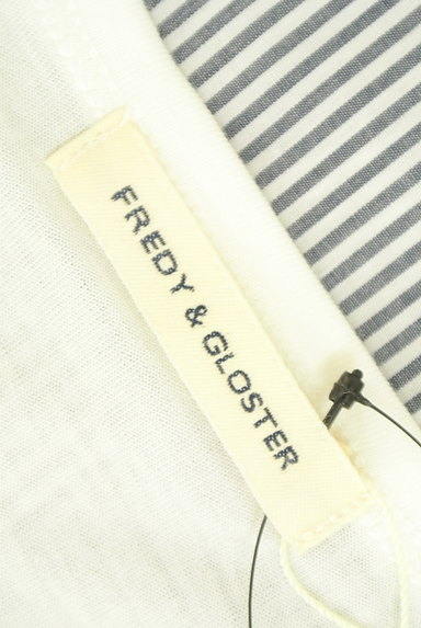 FREDY&GLOSTER（フレディ＆グロスター）の古着「裾ストライプインナータンクトップ（キャミソール・タンクトップ）」大画像６へ