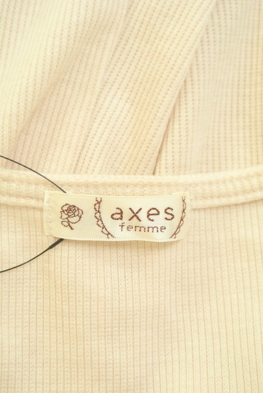 axes femme（アクシーズファム）の古着「レースリボン付きカットソー（カットソー・プルオーバー）」大画像６へ