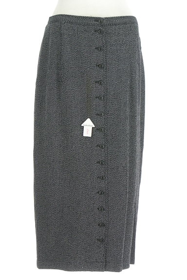 ITALIYA（伊太利屋）の古着「ミモレ丈フロントボタンウールスカート（ロングスカート・マキシスカート）」大画像４へ