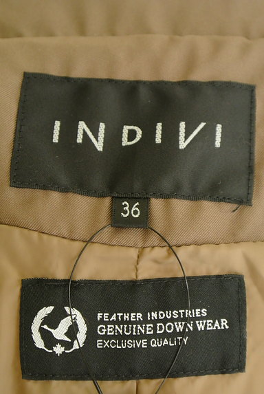 INDIVI（インディヴィ）の古着「ファーフード付きロングダウンコート（ダウンジャケット・ダウンコート）」大画像６へ