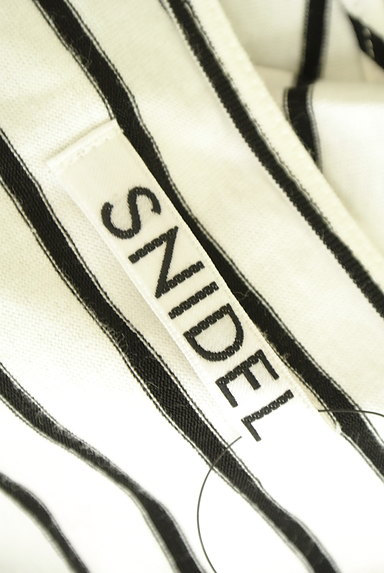 Snidel（スナイデル）の古着「ベルト付きボーダー切替トップス（カットソー・プルオーバー）」大画像６へ