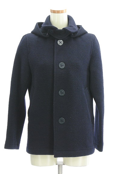BEAMS Women's（ビームス　ウーマン）の古着「ミドル丈襟付きウールコート（コート）」大画像１へ