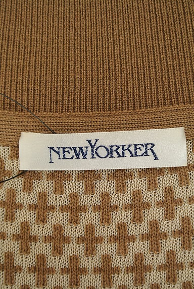 NEW YORKER（ニューヨーカー）の古着「クロス柄５分袖サマーニット（ニット）」大画像６へ