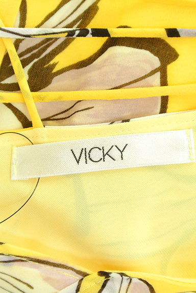 VICKY（ビッキー）の古着「フラワーシフォンマキシワンピ（ワンピース・チュニック）」大画像６へ