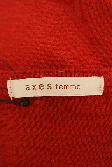 axes femme（アクシーズファム）の古着「チェック柄リボンカットソー（カットソー・プルオーバー）」大画像６へ