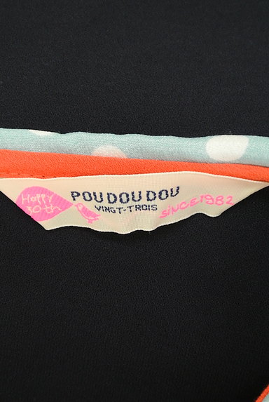 POU DOU DOU（プードゥドゥ）の古着「ドット柄襟シフォンワンピース（ワンピース・チュニック）」大画像６へ