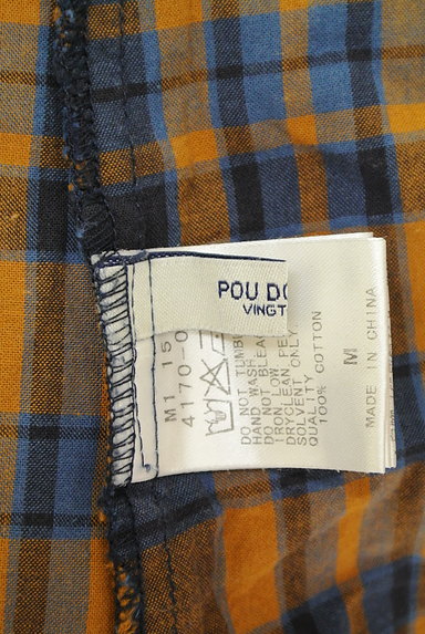 POU DOU DOU（プードゥドゥ）の古着「チェック×ドット丸襟ワンピース（ワンピース・チュニック）」大画像６へ