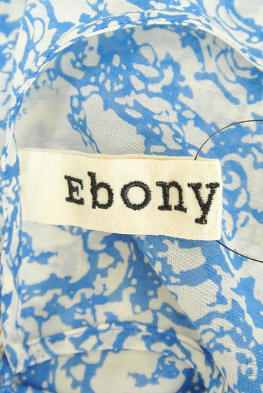 Ebonyivory（エボニーアイボリー）の古着「総柄シアーカットソー（カットソー・プルオーバー）」大画像６へ