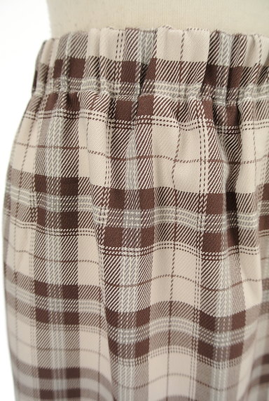 MERCURYDUO（マーキュリーデュオ）の古着「チェック柄ミモレタイトスカート（ロングスカート・マキシスカート）」大画像４へ