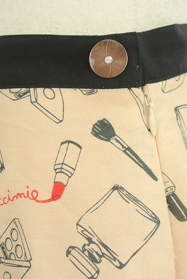 Riccimie NEWYORK（リッチミーニューヨーク）の古着「メイクアイテム柄フレアスカート（スカート）」大画像４へ