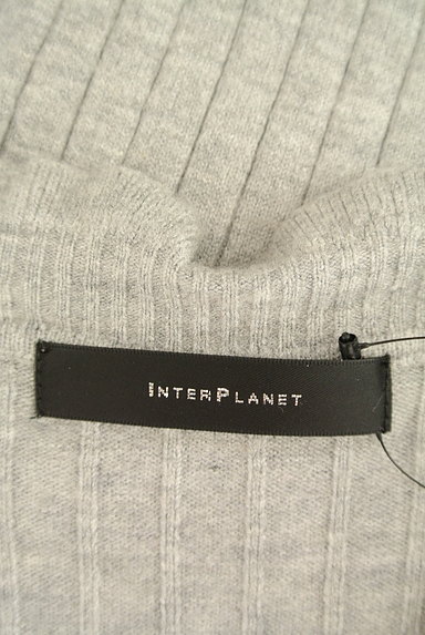 INTER PLANET（インタープラネット）の古着「フリル襟ぐりリブニット（ニット）」大画像６へ