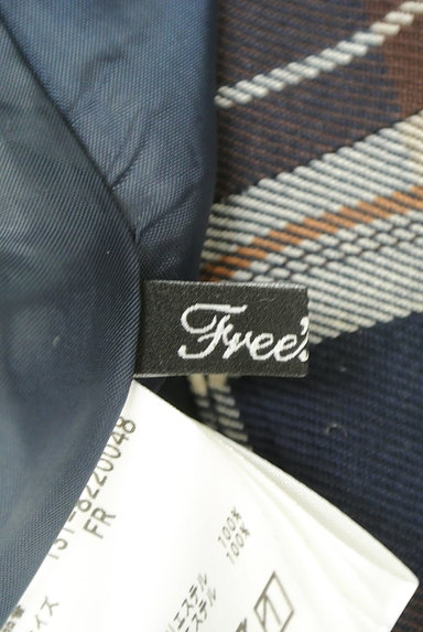 FREE'S MART（フリーズマート）の古着「サイドベルトチェック柄起毛スカート（スカート）」大画像６へ