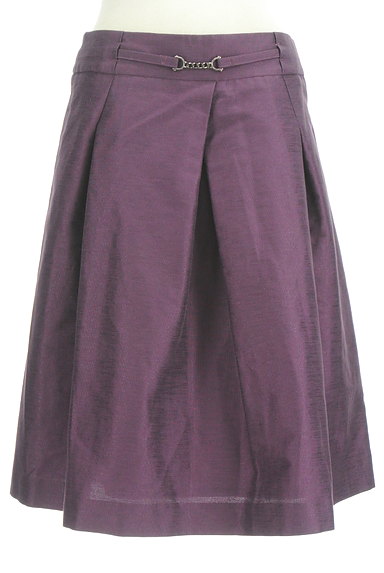 NARA CAMICIE（ナラカミーチェ）の古着「チェーンベルト風タックフレアスカート（スカート）」大画像１へ