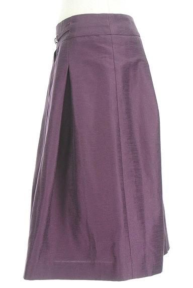 NARA CAMICIE（ナラカミーチェ）の古着「チェーンベルト風タックフレアスカート（スカート）」大画像３へ