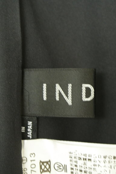INDIVI（インディヴィ）の古着「ストライプ柄センタープレスワイドパンツ（パンツ）」大画像６へ