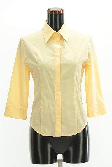 INED（イネド）の古着「美シルエット七分袖シャツ（カジュアルシャツ）」大画像１へ