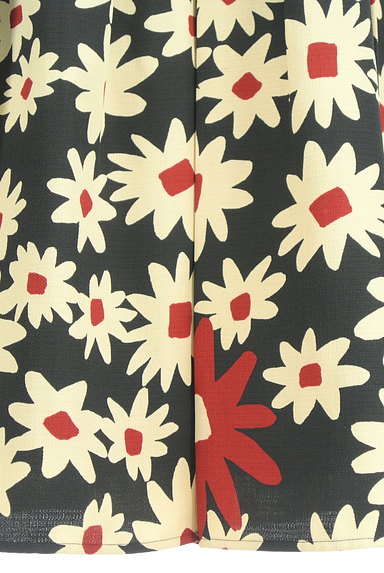 Jocomomola（ホコモモラ）の古着「ミモレ丈花柄フレアパンツ（パンツ）」大画像５へ