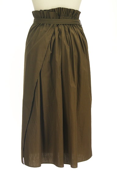 LOUNIE（ルーニィ）の古着「ミモレ丈ラップスカート（ロングスカート・マキシスカート）」大画像２へ