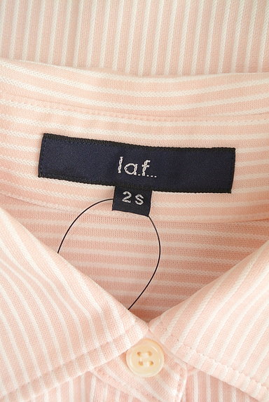 la.f...（ラエフ）の古着「ストライプ柄ストレッチシャツ（カジュアルシャツ）」大画像６へ