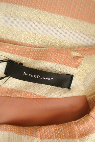 INTER PLANET（インタープラネット）の古着「リボンベルト付きボーダーワンピ（ワンピース・チュニック）」大画像６へ