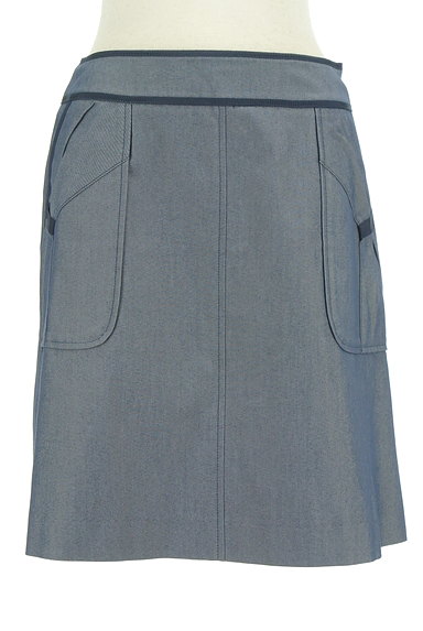 Couture Brooch（クチュールブローチ）の古着「グログランライン艶ミニスカート（ミニスカート）」大画像１へ