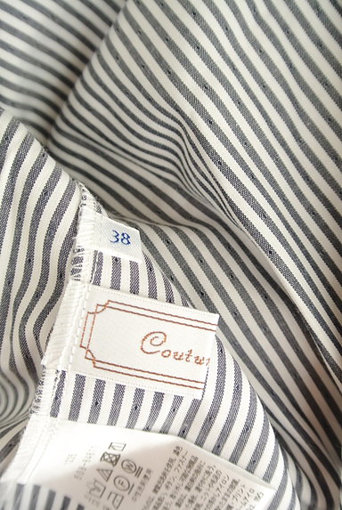 Couture Brooch（クチュールブローチ）の古着「バックリボンストライプ柄カットソー（カットソー・プルオーバー）」大画像６へ