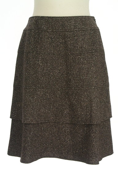 MICHEL KLEIN（ミッシェルクラン）の古着「ティアードフリルウール混スカート（スカート）」大画像１へ