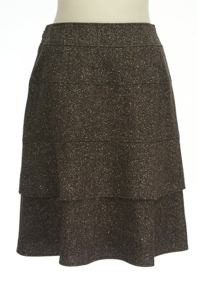 MICHEL KLEIN（ミッシェルクラン）の古着「ティアードフリルウール混スカート（スカート）」大画像２へ